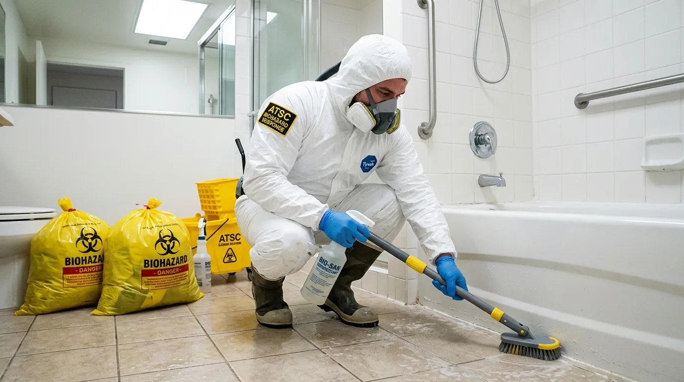 Decontamination equipment deployed for Blood Cleanup in Kingston